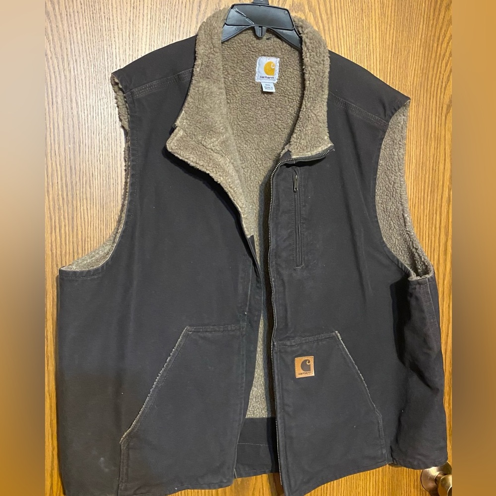 Men’s Carhartt Sherpa Lined Duck Work Vest